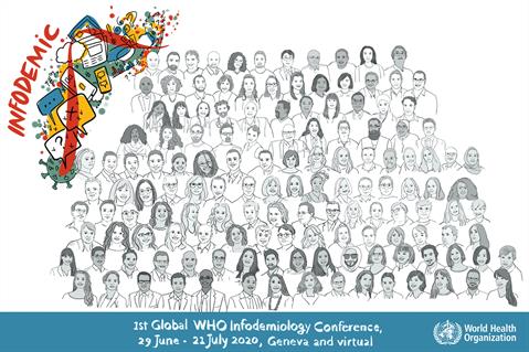 group photo of 1st who infodemiology conference