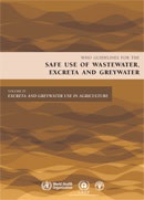 Guidelines for the safe use of wastewater, excreta and greywater - Volume 4