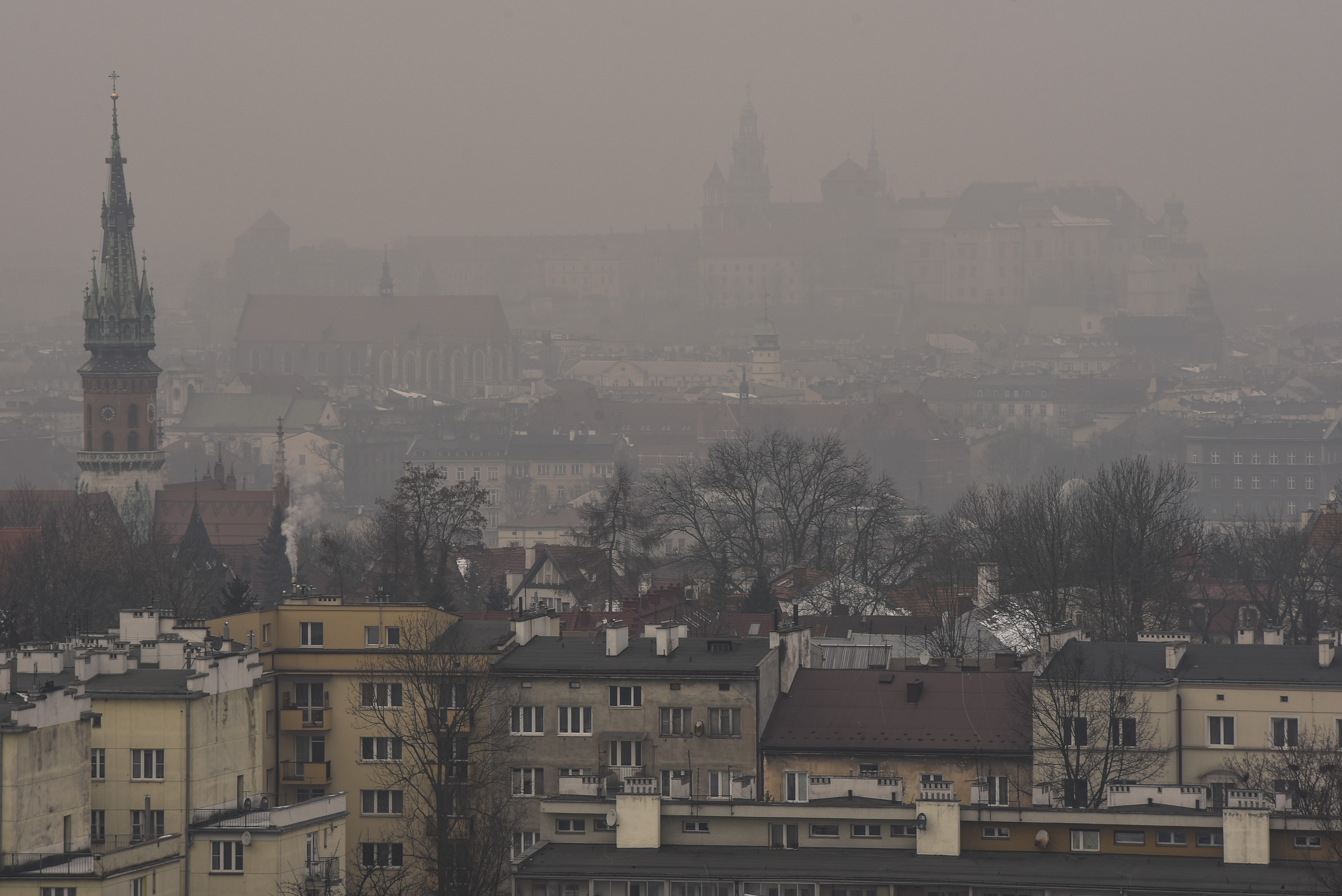 Air pollution in Krakow, Poland