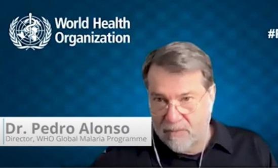 Dr Pedro Alonso, Director of the Global Malaria Programme