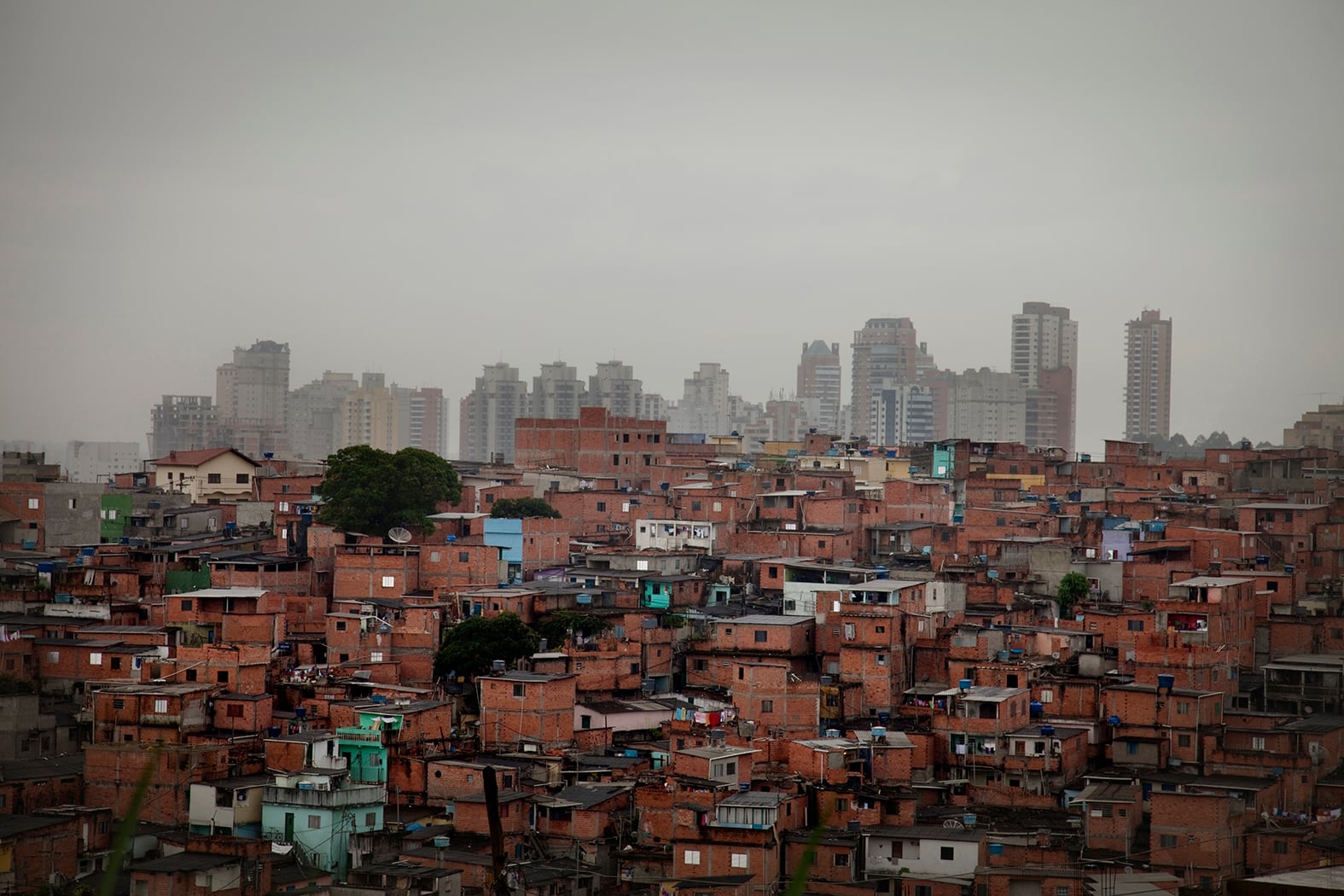 poverty area, Brazil